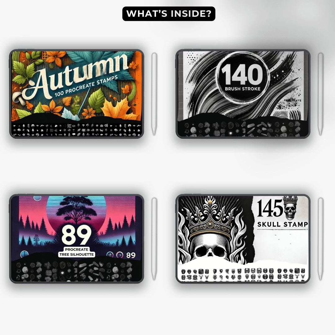 Procreate Mastery: The Ultimate 3800+ Brushes & Stamps Collection