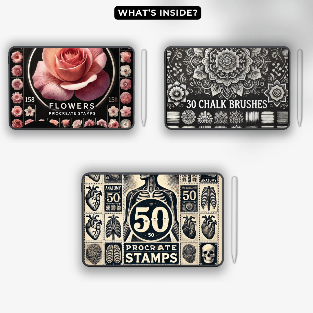 Procreate Mastery: The Ultimate 3800+ Brushes & Stamps Collection